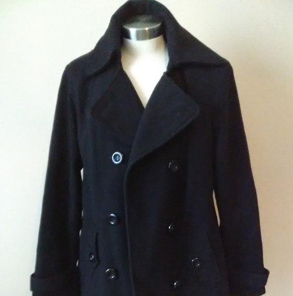 George Jackets & Blazers - Black Pea Coat